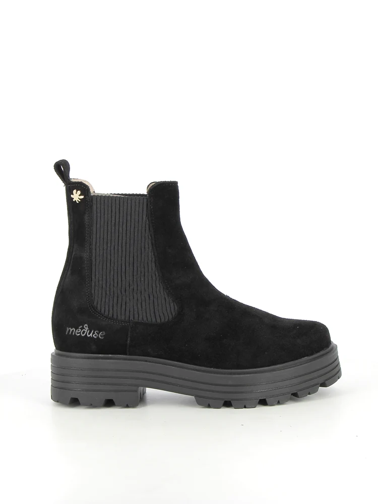Bottines noires femme